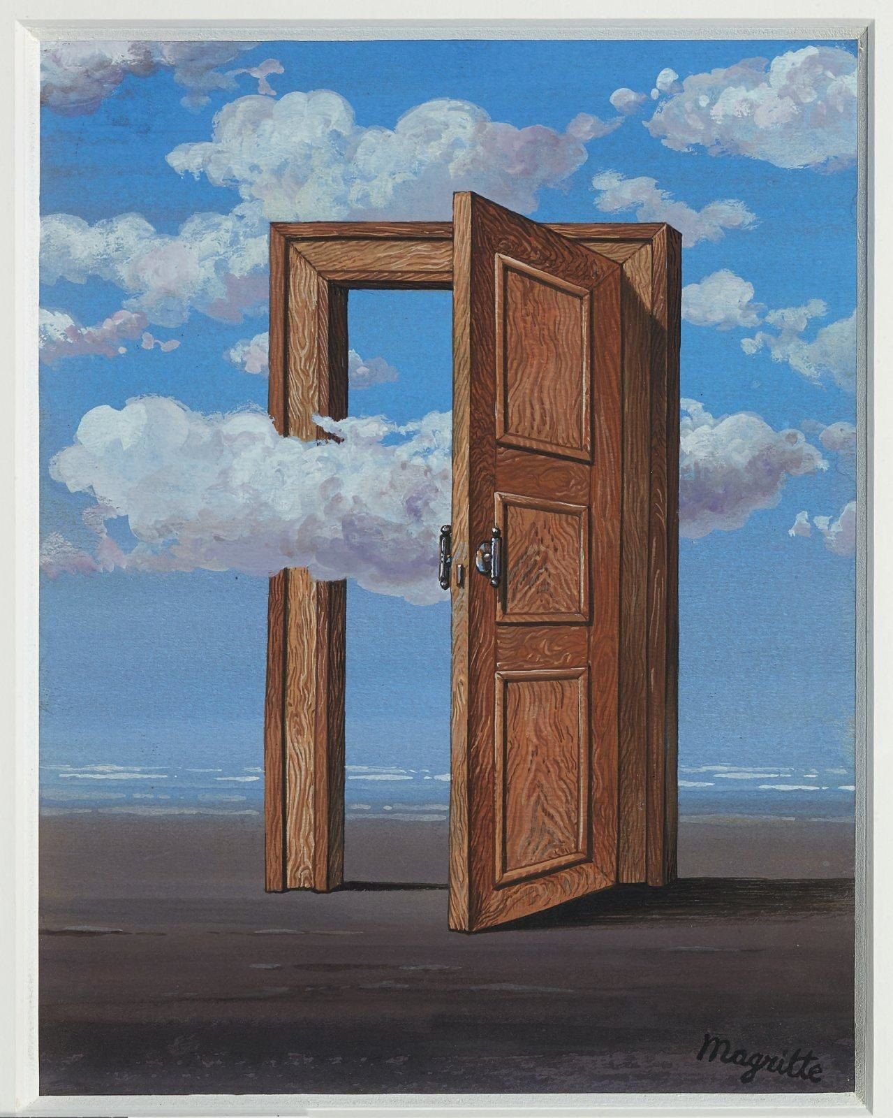 Картина двери открыты. Рене Магритт. Сюрреалист Рене Магритт. Рене Магритт картины. Рене Магритт дверь.