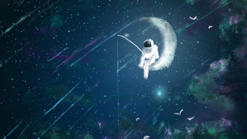 Astronaut мультяшный