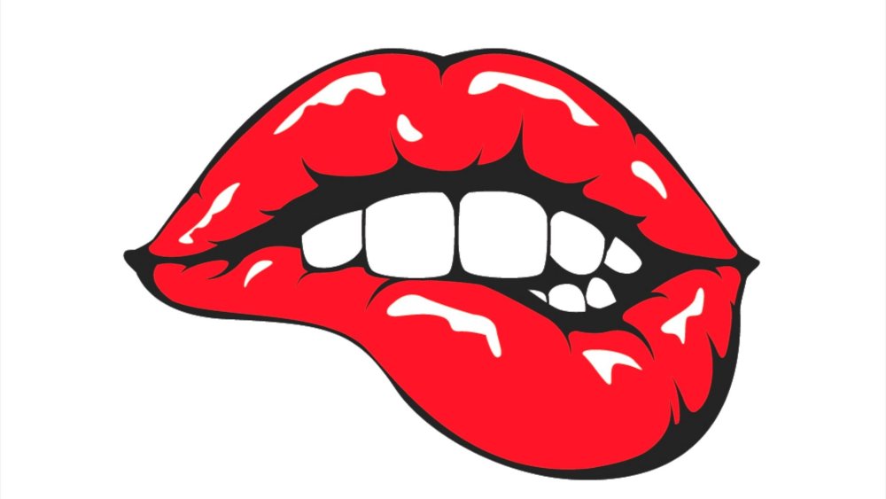 Черные губы Эстетика