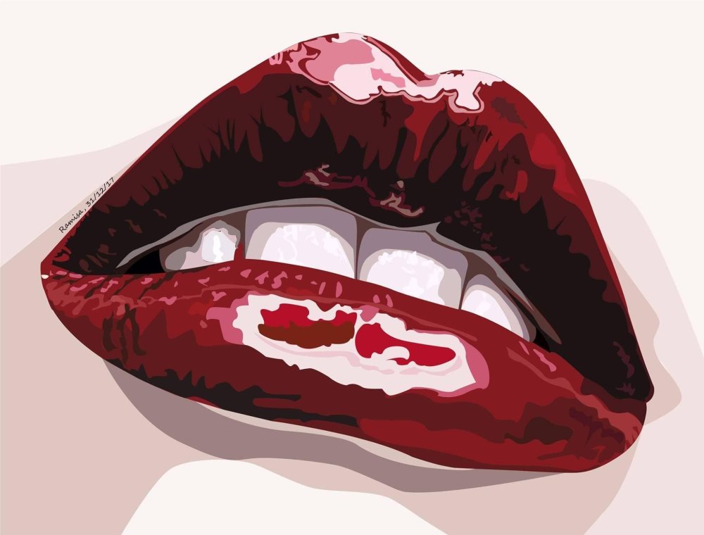 Фон губы