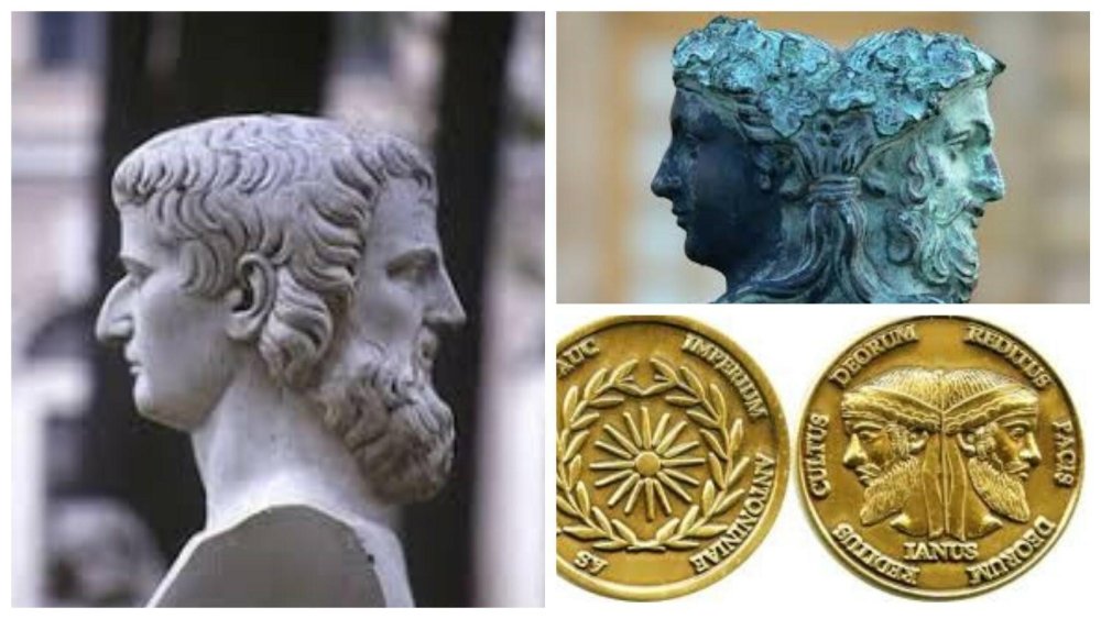 Римский Бог Янус медальон