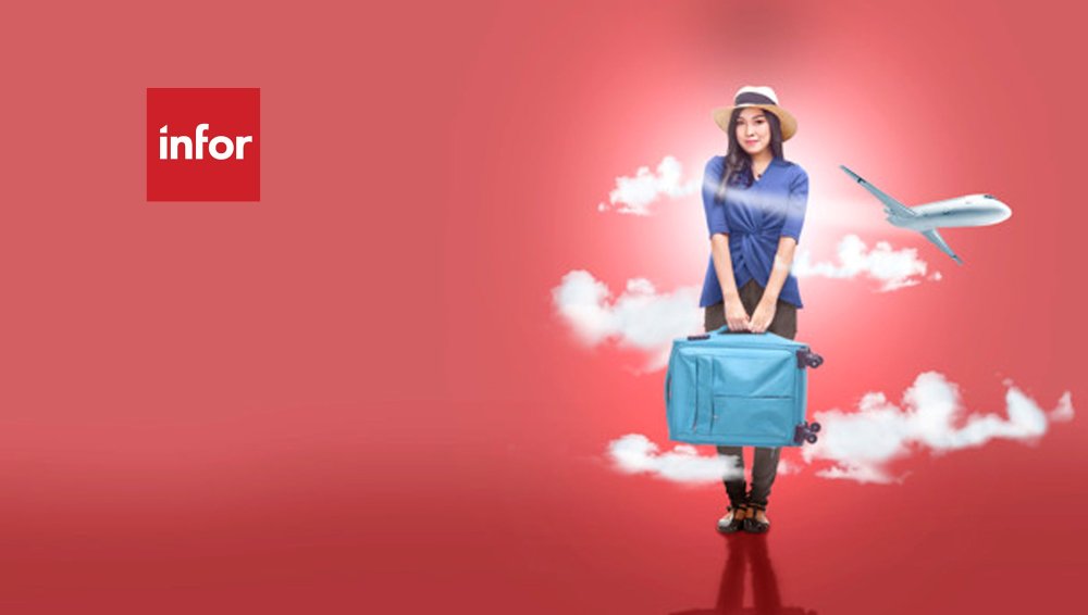 Турист с чемоданом