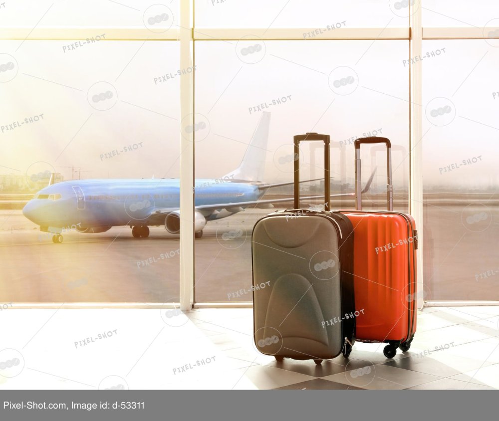 Человек с чемоданом вектор