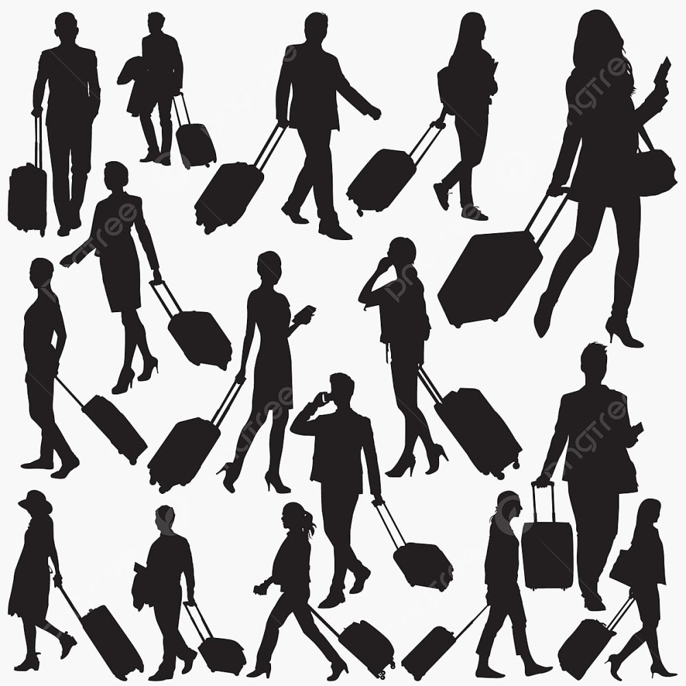 Девушка чемодан самолет