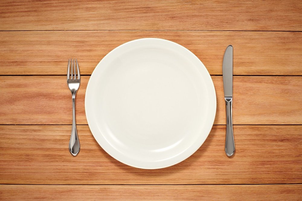 Тарелка вид сверху