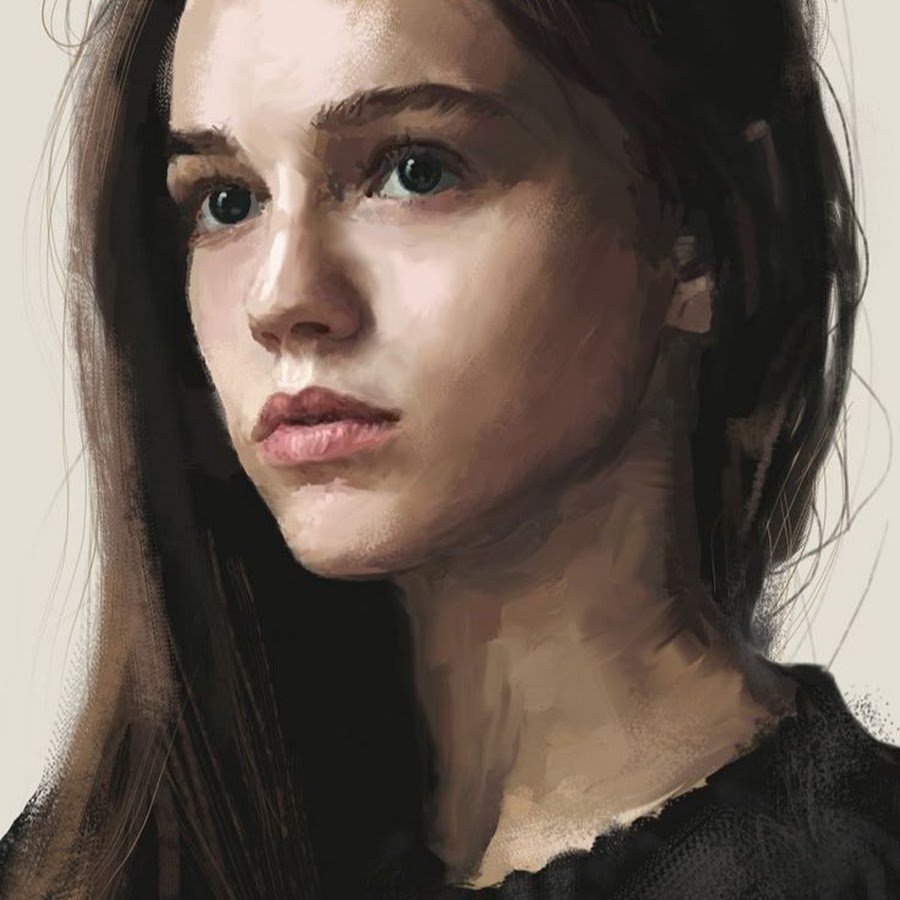 Портрет анфас живопись