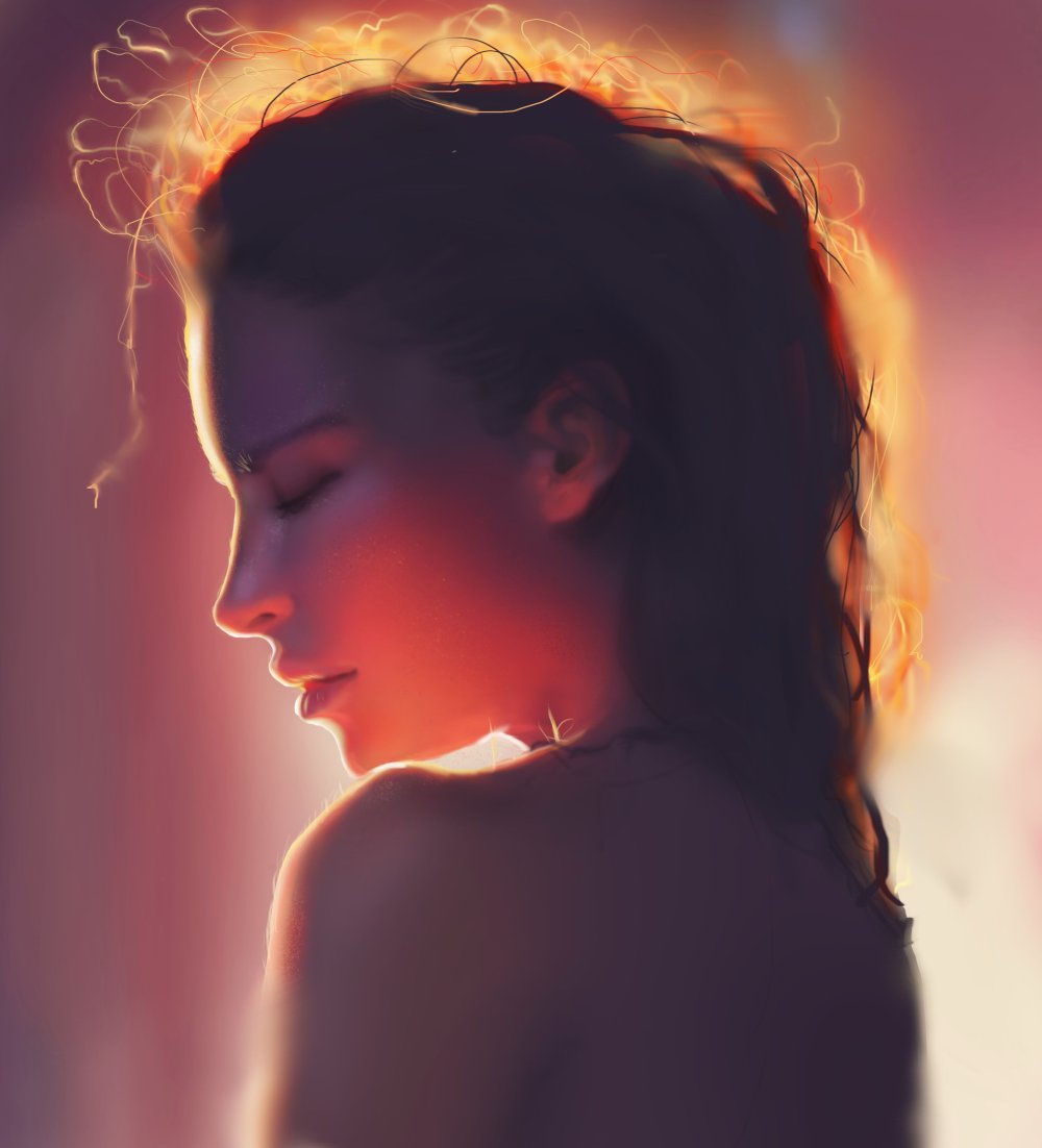 Портрет с контровым светом