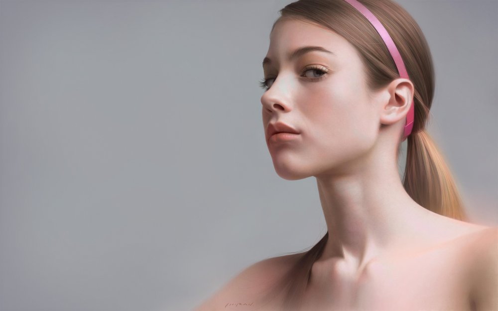 Голова девушки