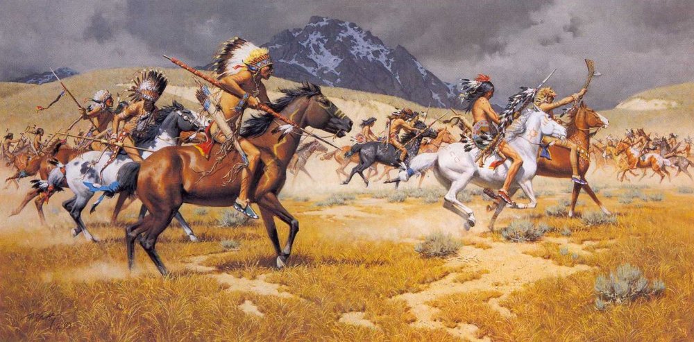 Frank MCCARTHY индейцы и прерии