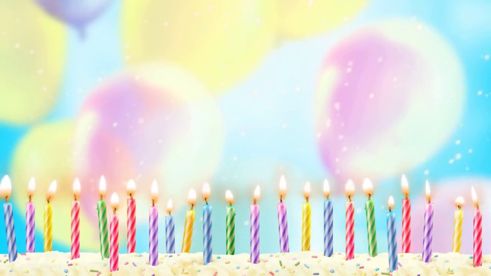 Праздничный фон день рождения