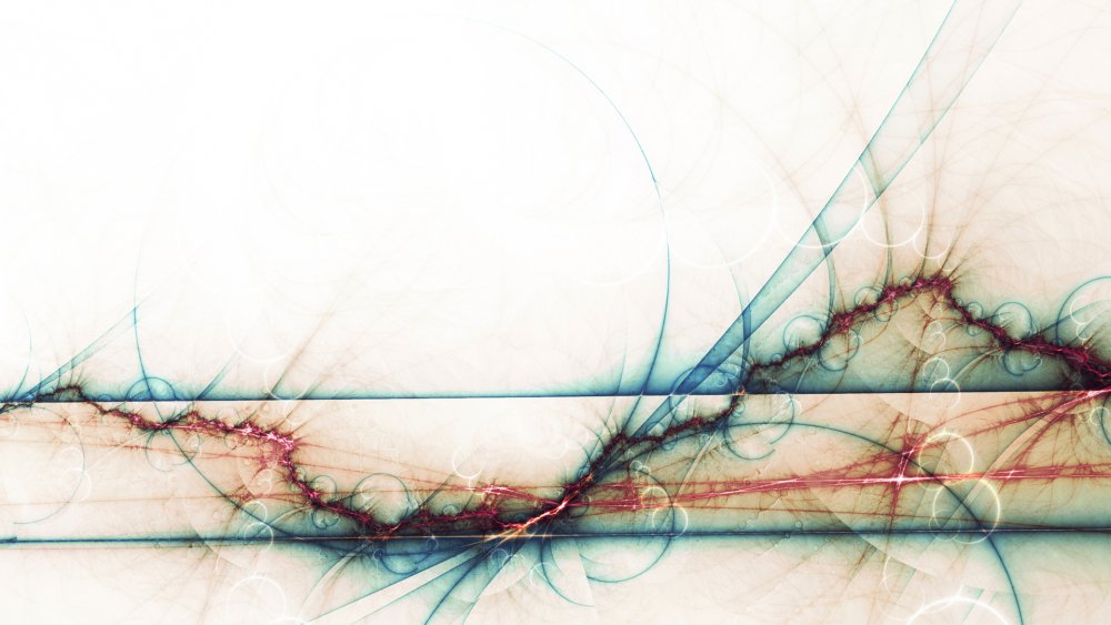 Абстракция на белом фоне