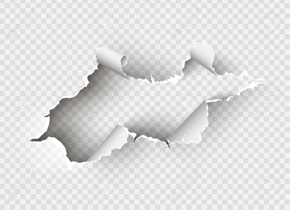 Графика рваной бумаги