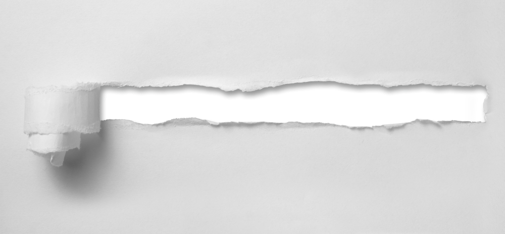 Рваный край бумаги