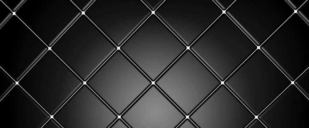 Белая плитка с черными ромбами