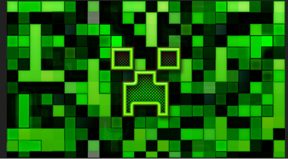 Салатовые квадратики пиксели