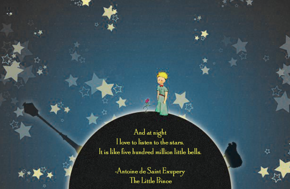 Звездное небо из маленького принца