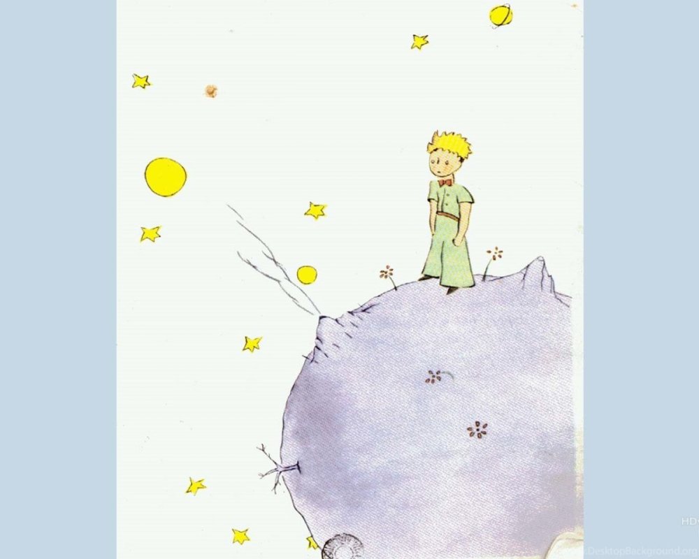 Фон маленький принц Экзюпери