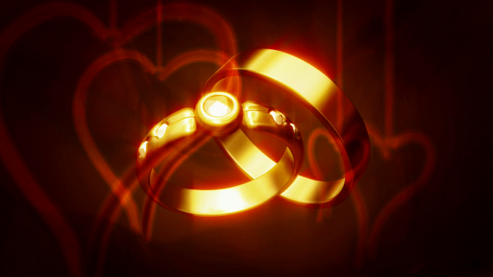 Футажи кольца обручальные