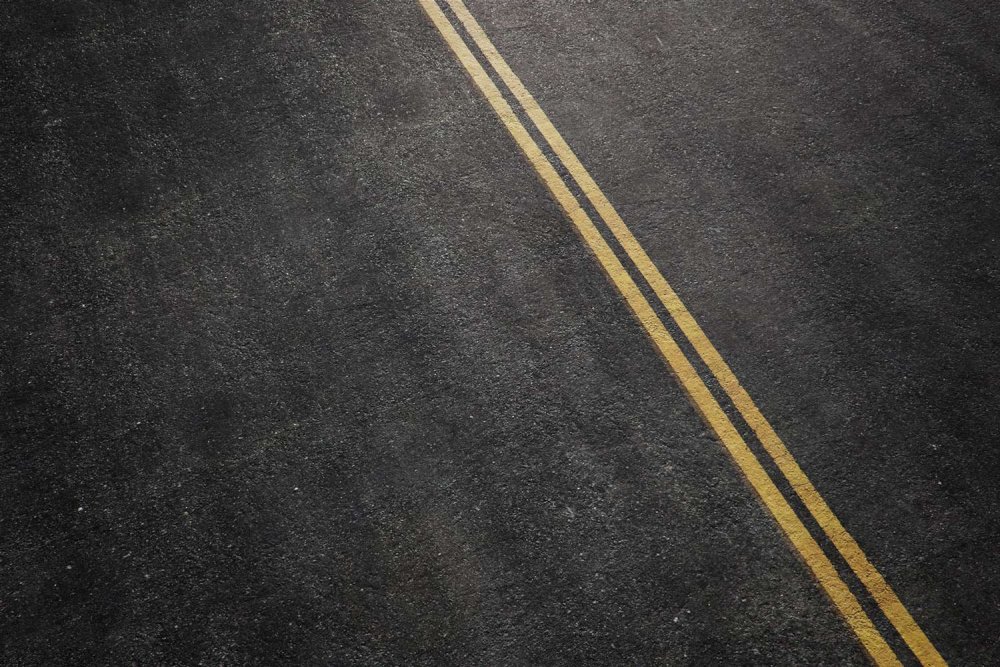 Асфальт с разметкой