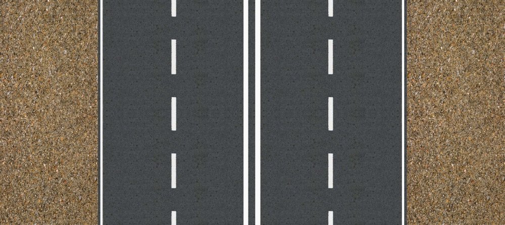 Дорога вид сверху