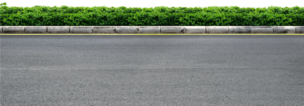 Асфальт дорога сбоку