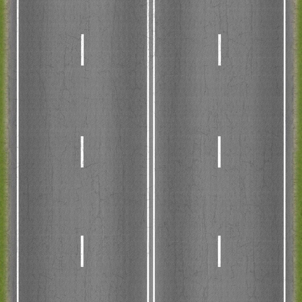 Дорога вид сверху