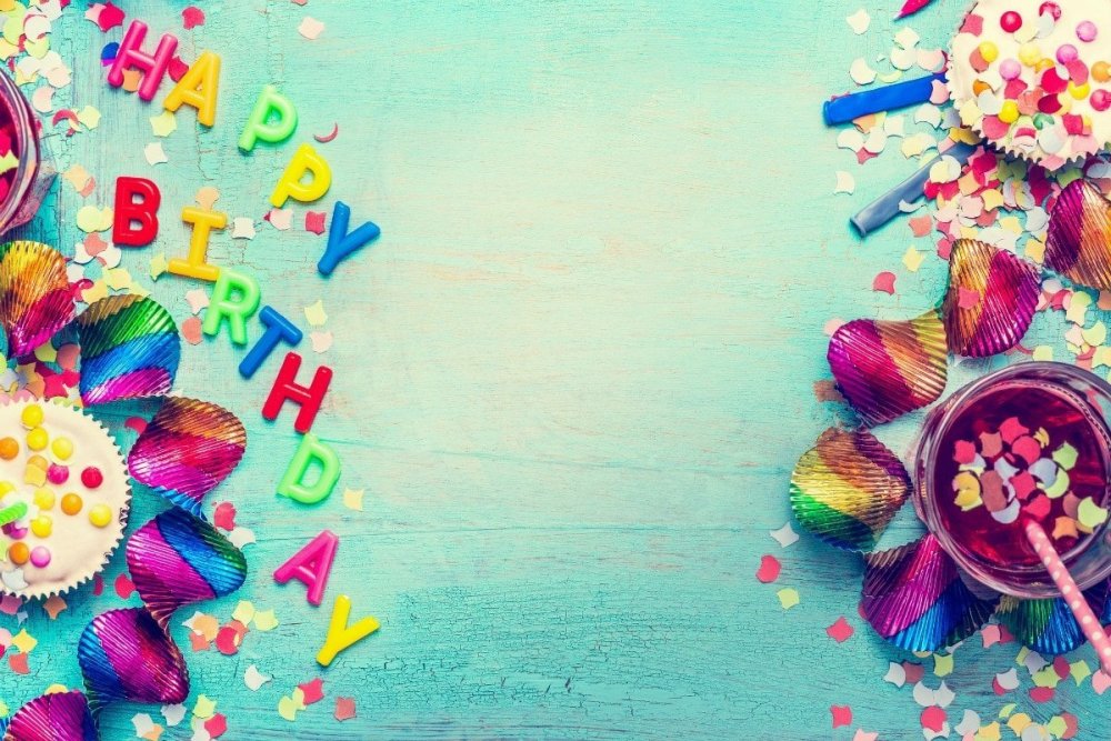 Фон для Инстаграм с днем рождения