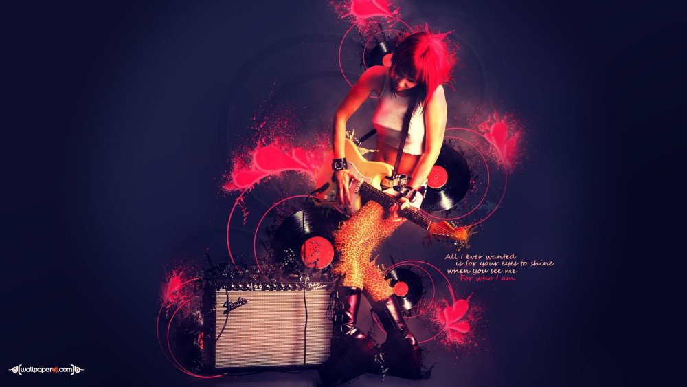 Обои на рабочий стол в стиле рок