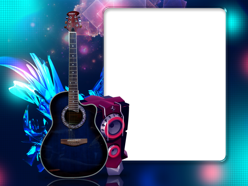 Музыкальная рамка для фотошопа