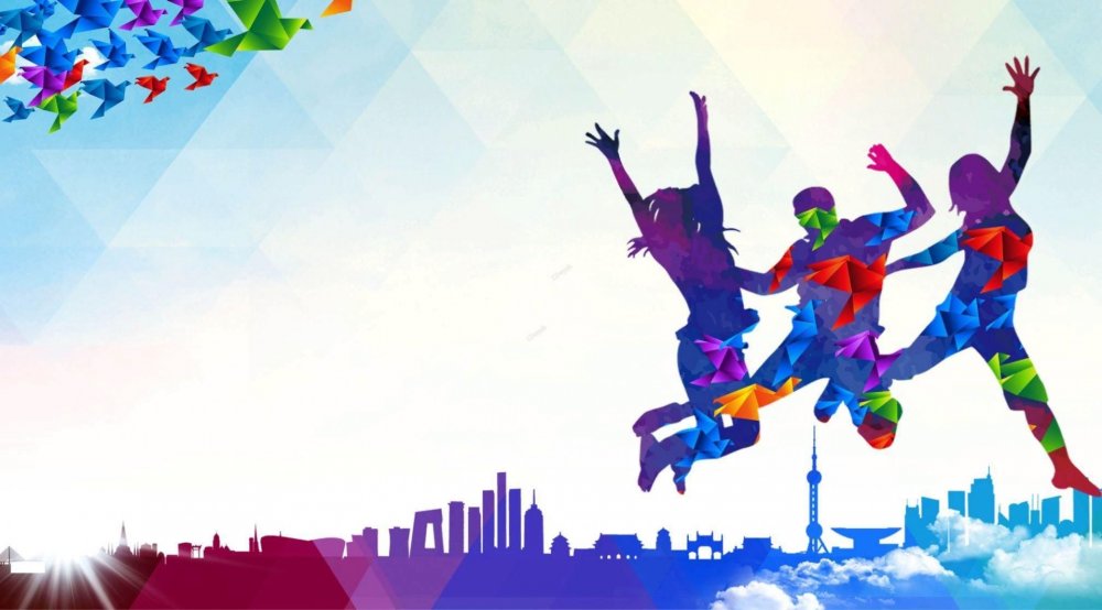 Яркий спортивный фон