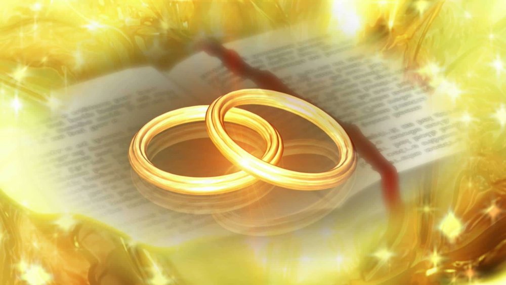 Открытка с золотой свадьбой!