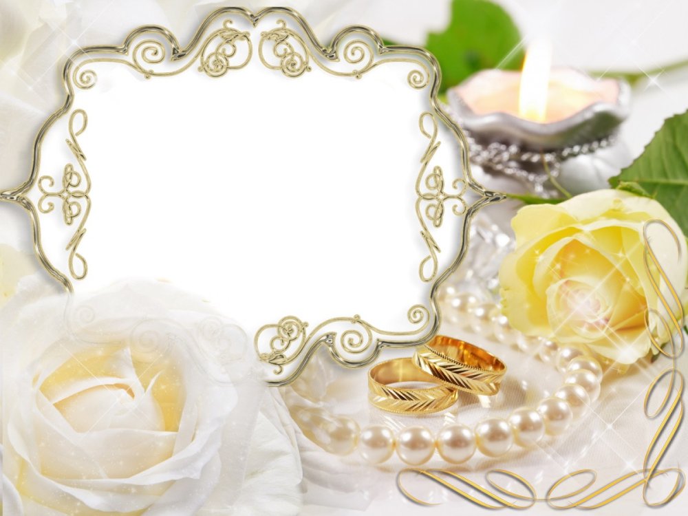Золотая свадьба рамки
