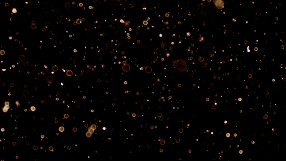 Мелкие блестки на черном фоне