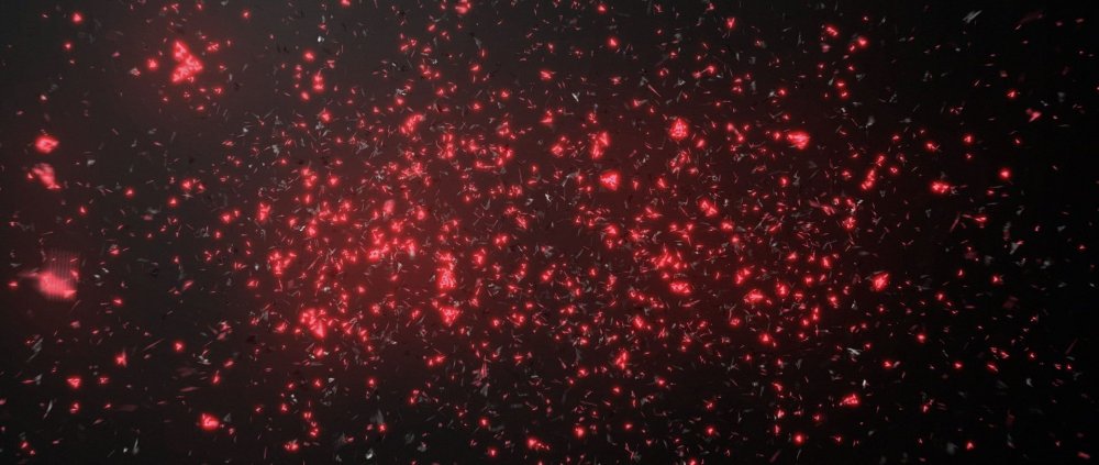 Красные частицы