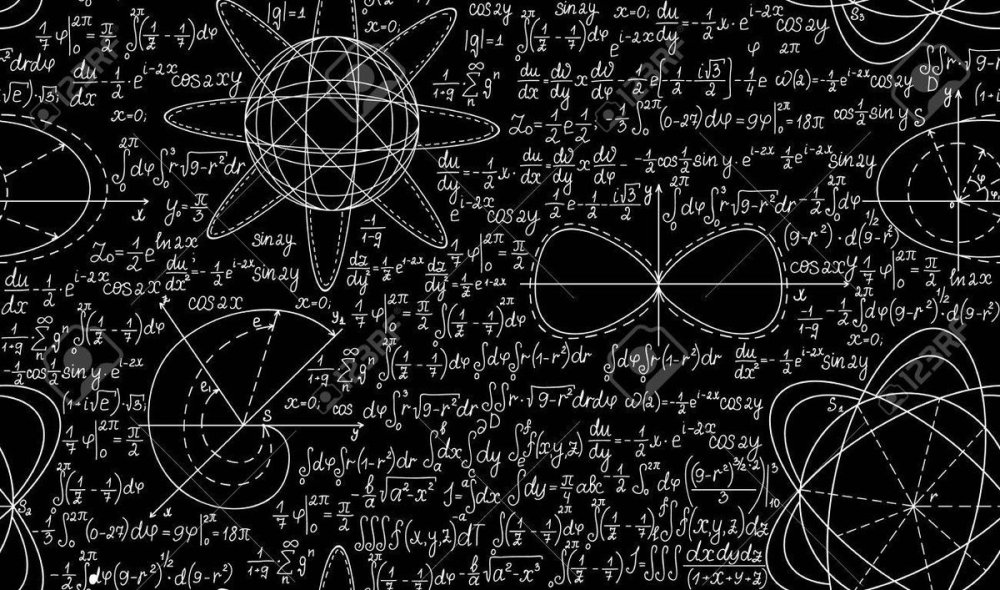 Фон с математическими символами