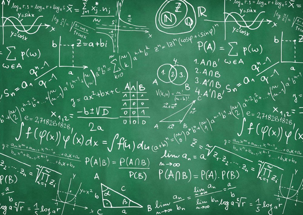 Формулы физики зеленые