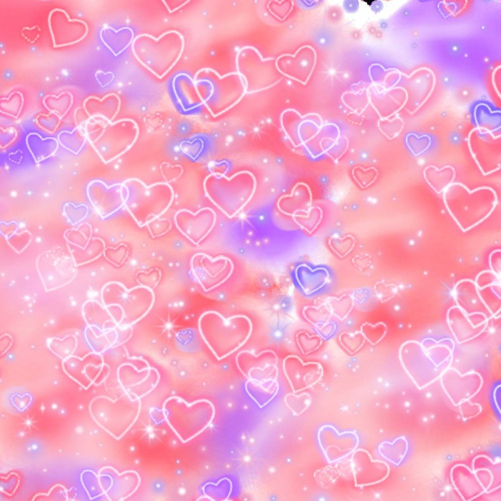 Фон с сердечками нежный