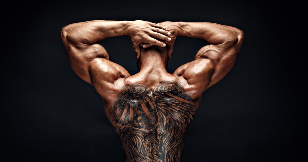 Бодибилдинг спина с вытянутыми руками