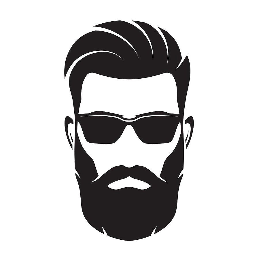 Силуэт мужской прически