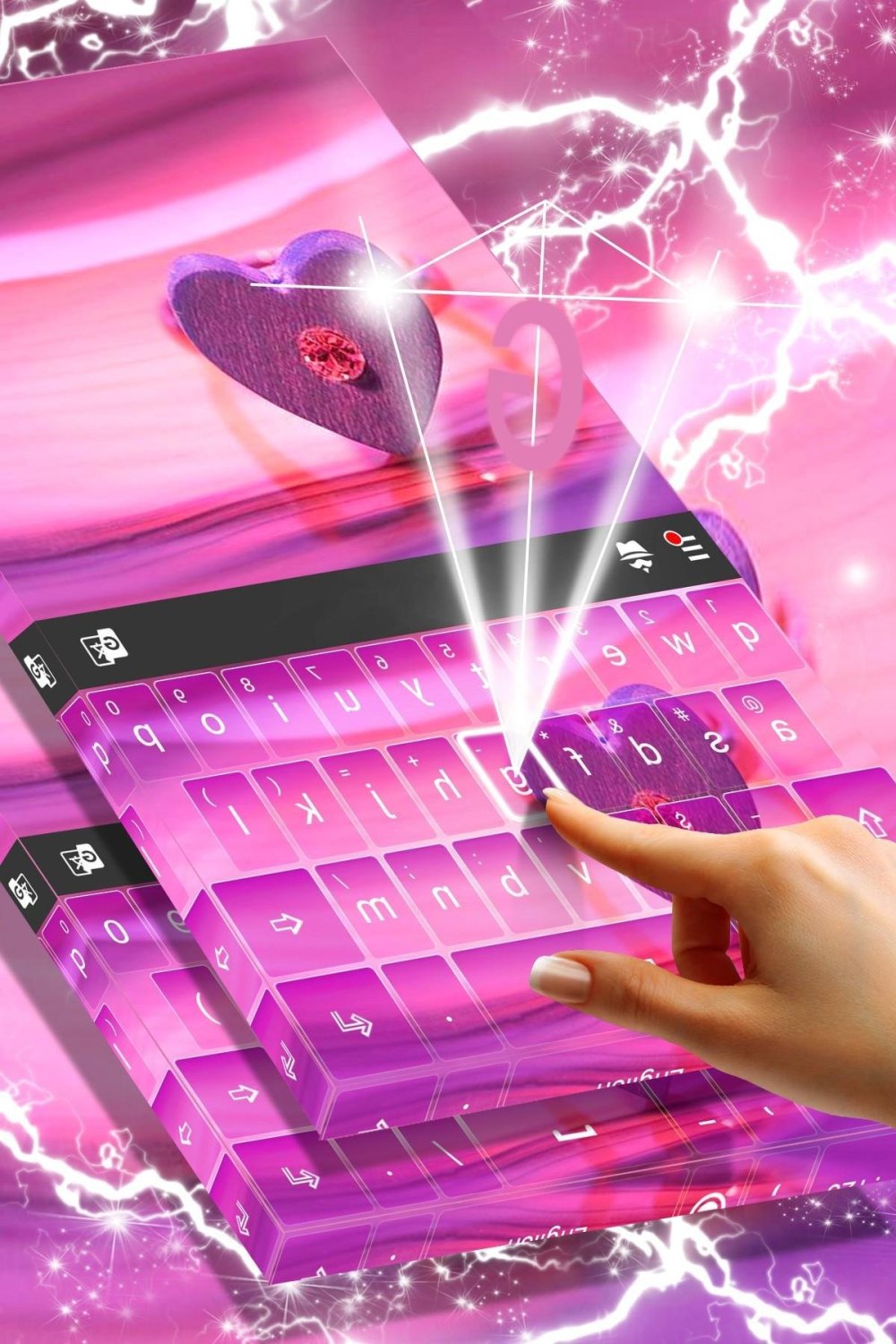 Клавиатура для девочек на телефон