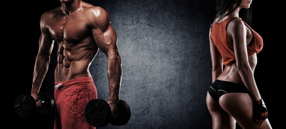 Красивое тело мужчины и женщины