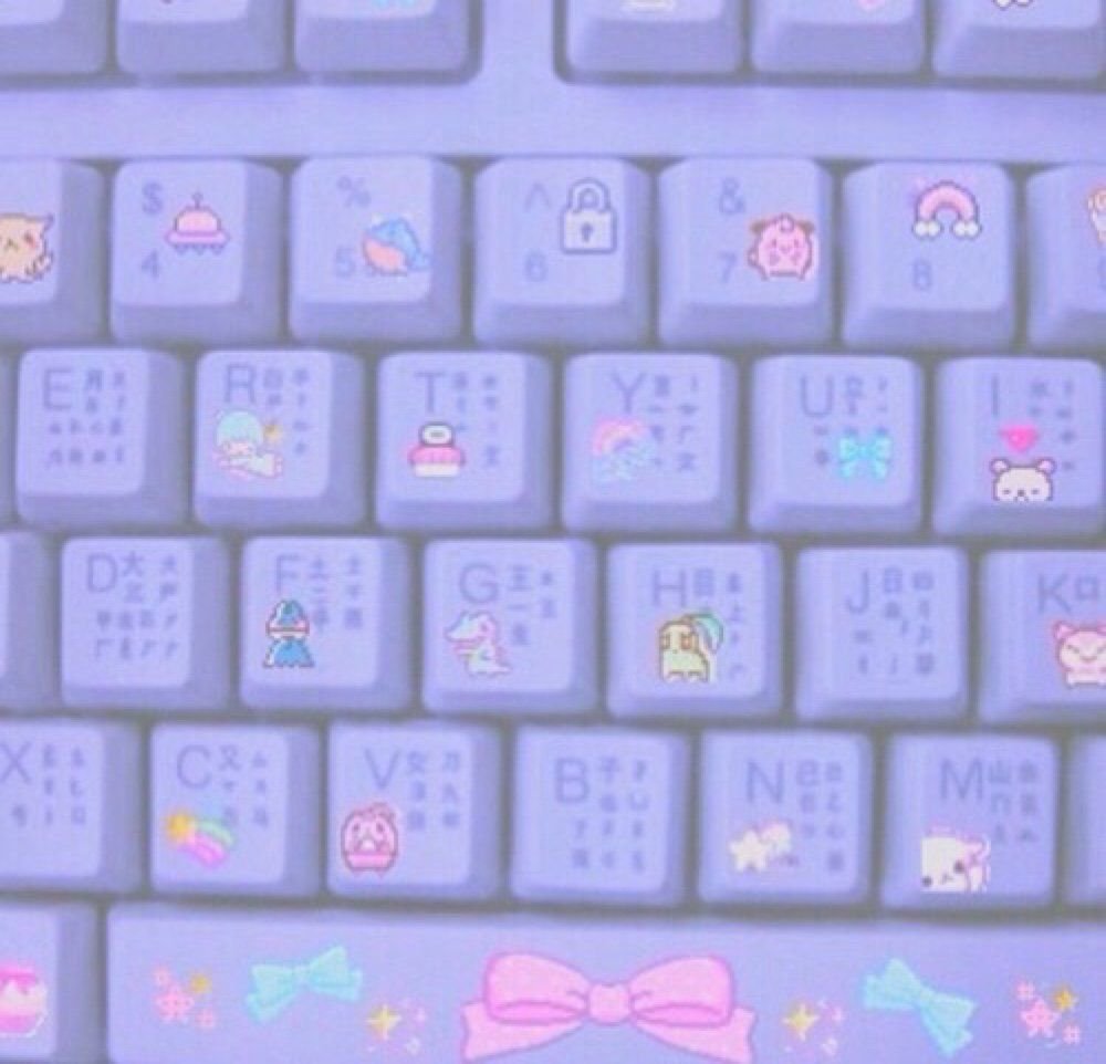 Клавиатура пастельная