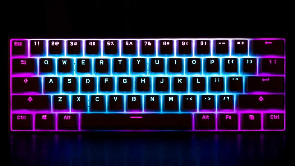 Расцветка клавиатуры