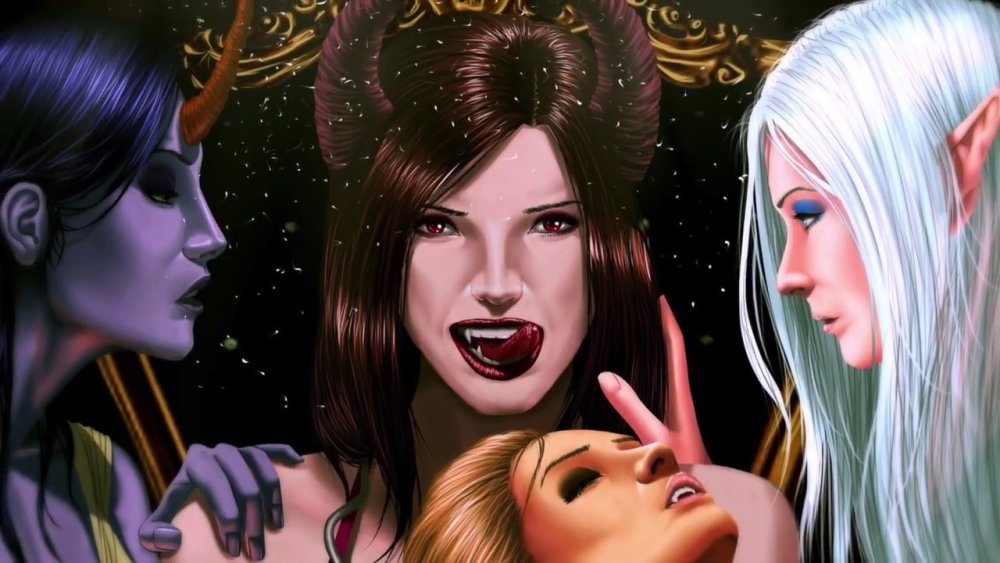 Вампиры девушки мультяшные