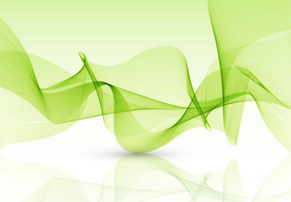 Абстракция в зеленых тонах