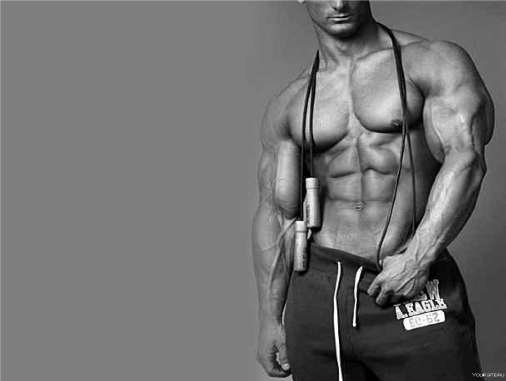 Спортивное мужское тело