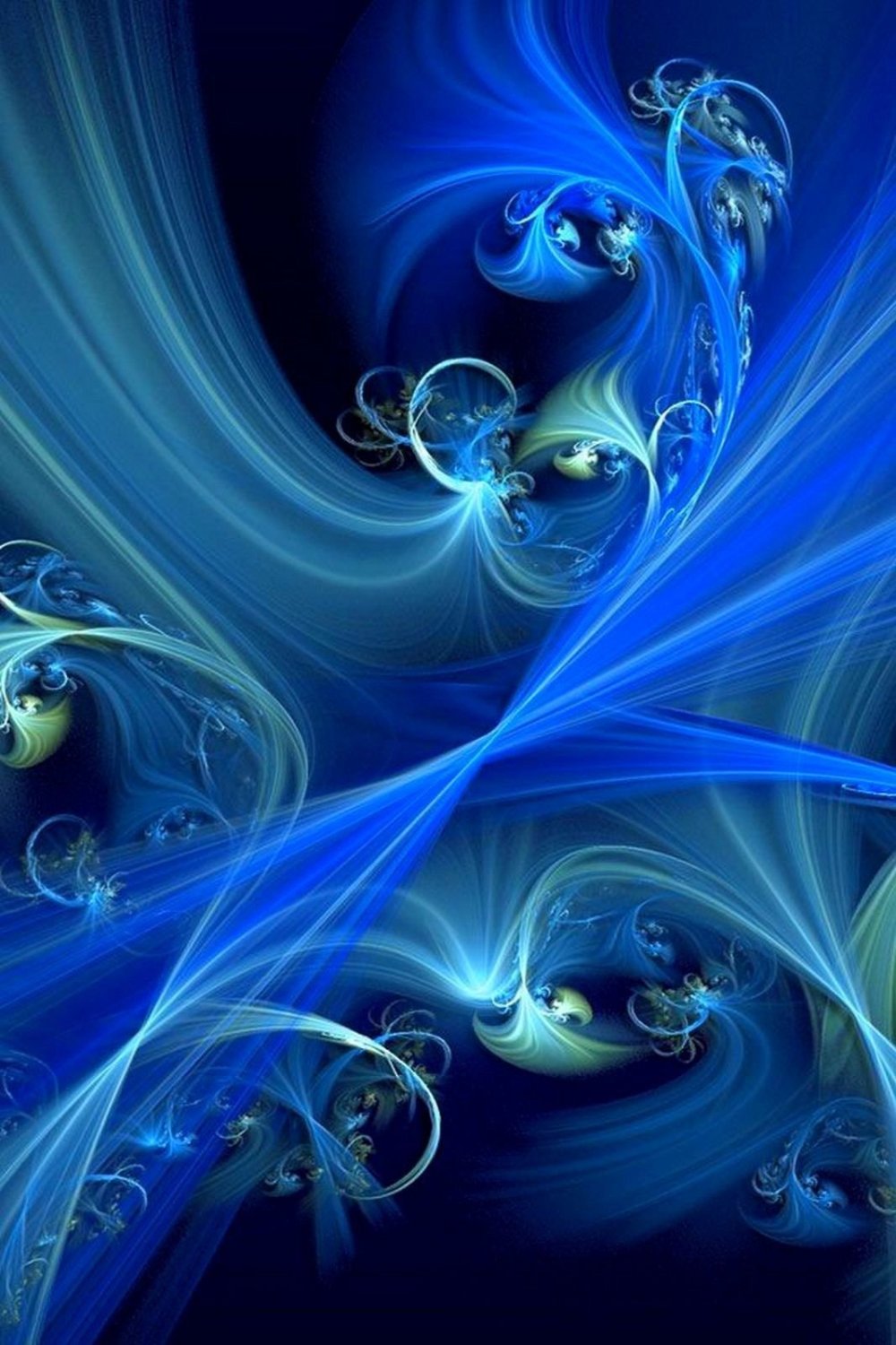 Синяя абстракция