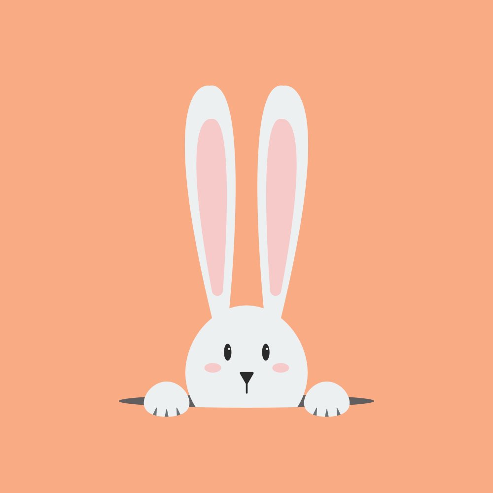 Зайчик Минимализм