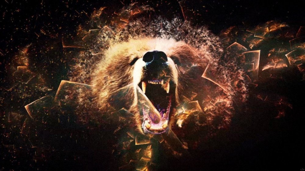 Медведь абстракция