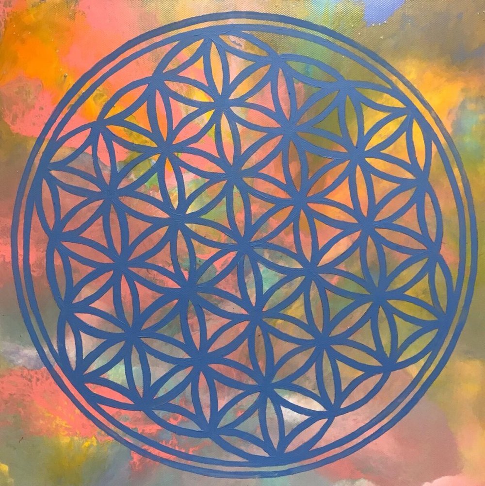 Орнамент цветок жизни